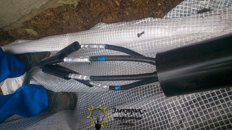 Соединение кабеля