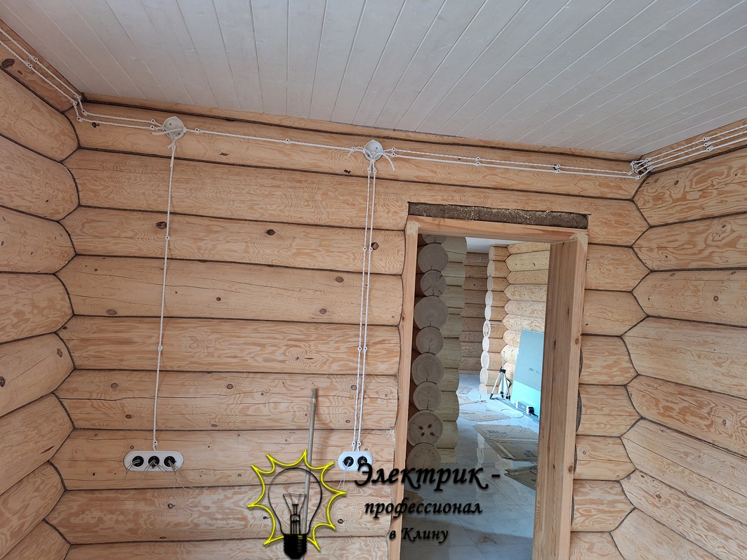 Ретро проводка в деревянном доме