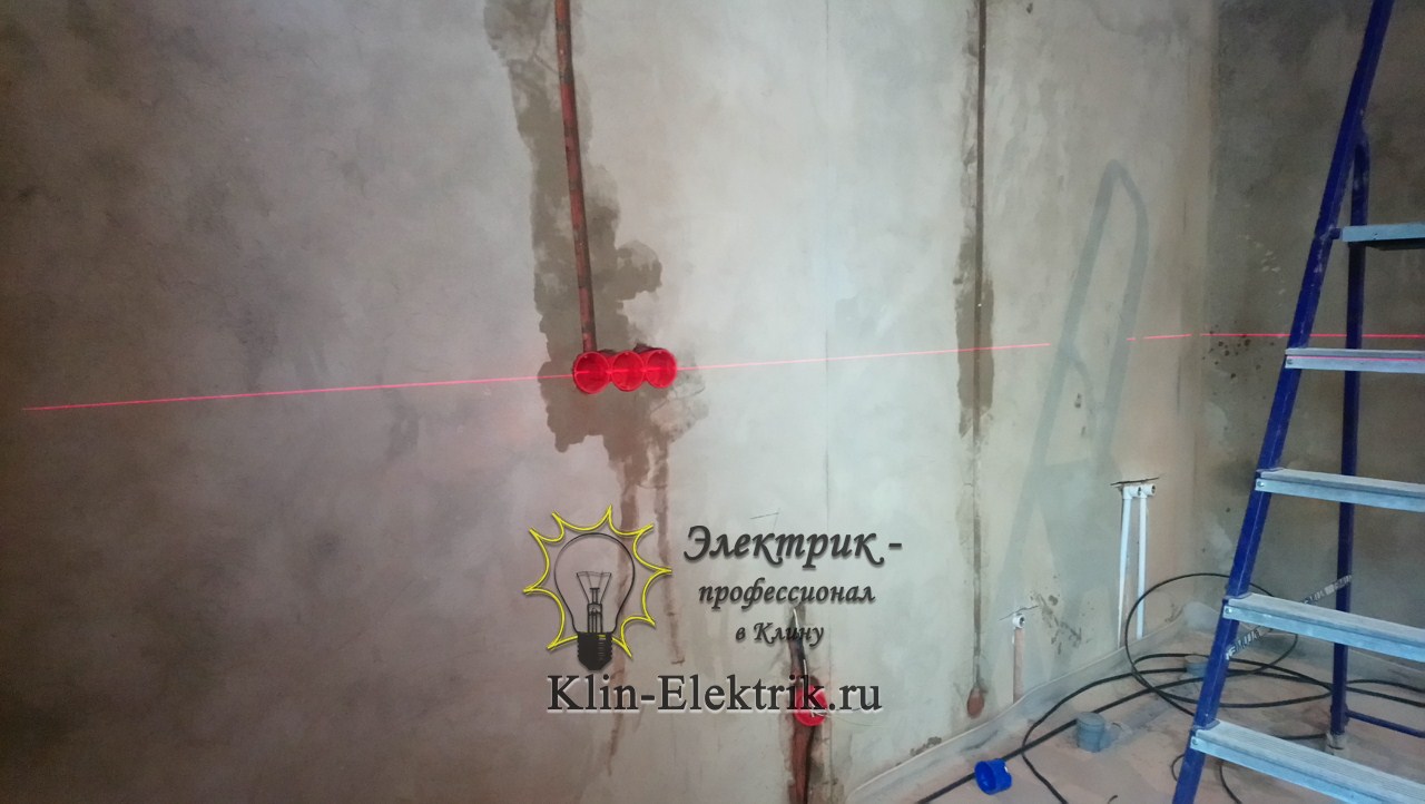 Установка подрозетников