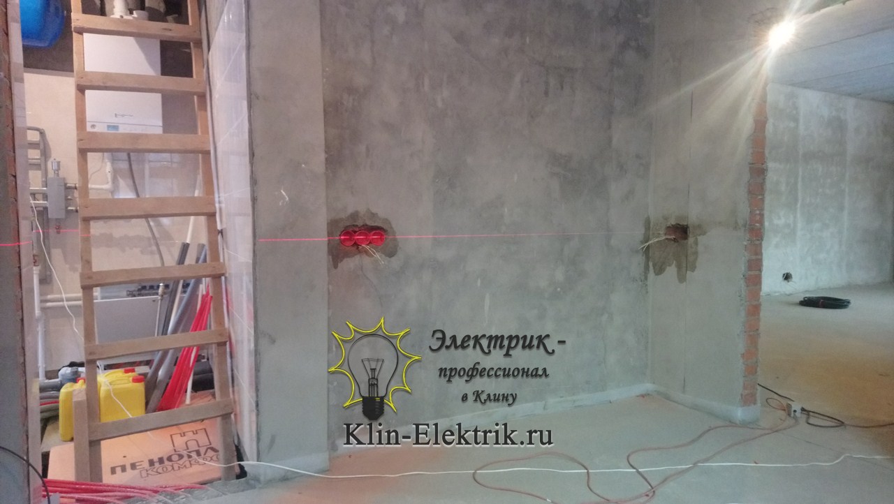 Монтаж подрозетников