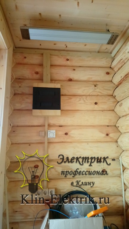Электрощит в деревянном доме