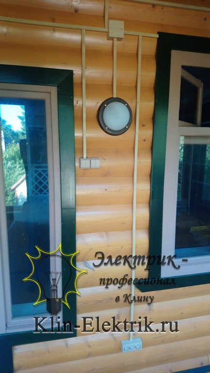Монтаж наружной проводки