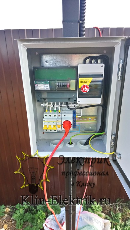 Подключение света на участке