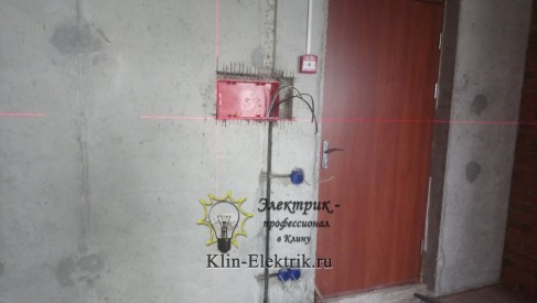 Монтаж щита внутреннего