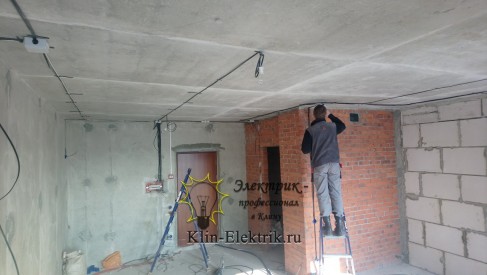 Монтаж электро проводки