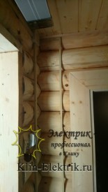 Установка регулятора потолочного обогревателя