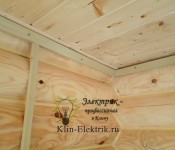 Электрика в кабель-каноле по бривенчетому дому