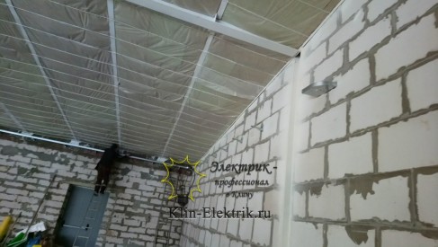 электромонтаж  в лотках