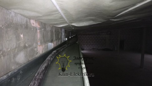 Прокладка кабеля в метало латках