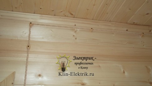 Рэтро проводка в деревянном доме