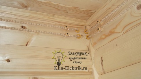 Рэтро проводка в деревянном доме