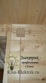 Рэтро проводка по блок-хаусу