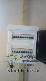 Установка электро щита