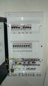 Установка электро щитка